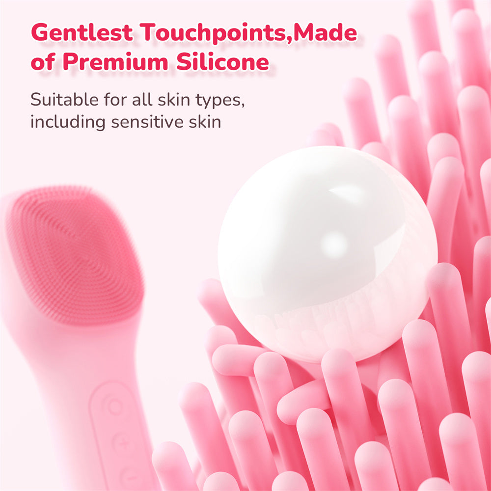 Electric Silicone Facial Cleaning Brush