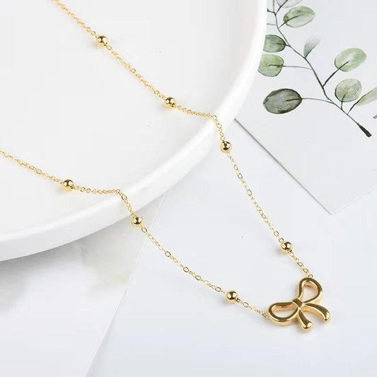 Bow Necklace