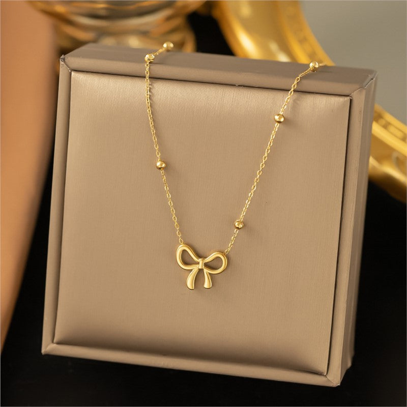 Bow Necklace