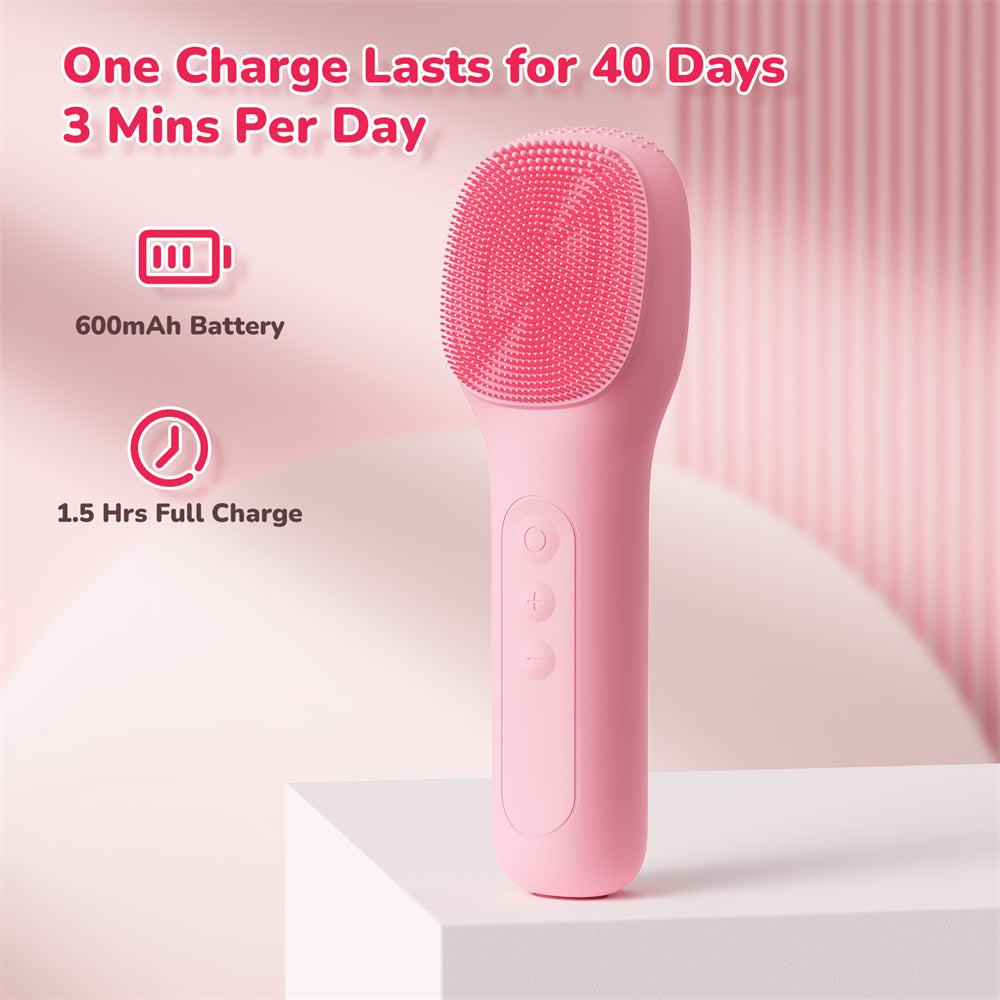 Electric Silicone Facial Cleaning Brush