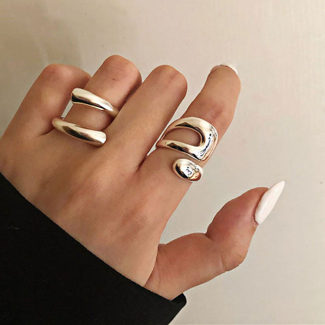 Sterling Silver Smooth Rings